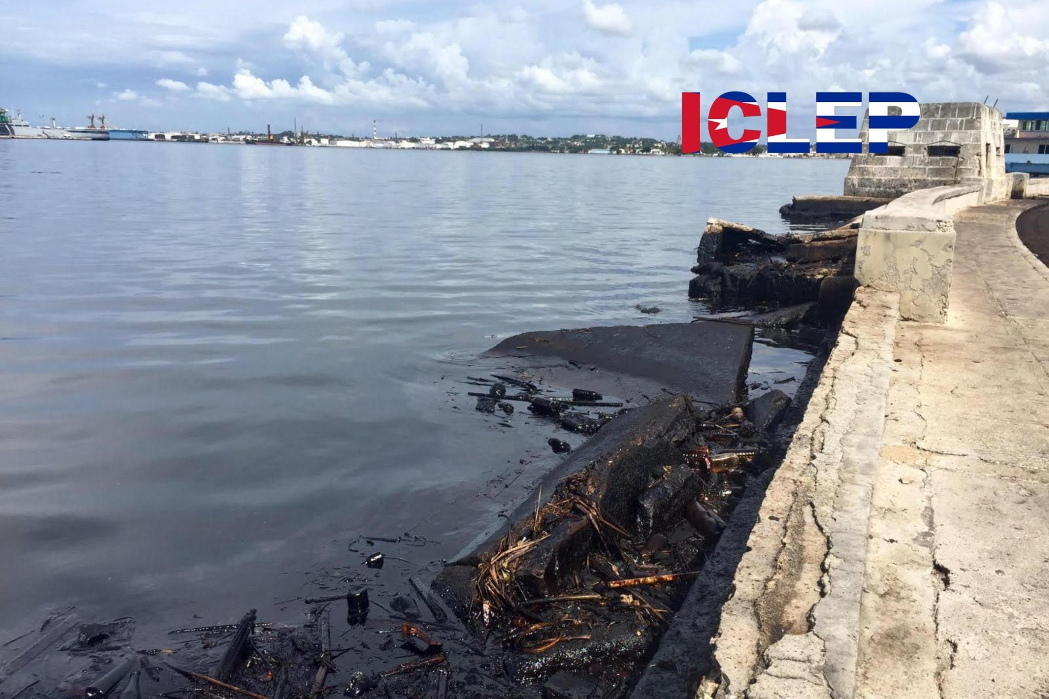 Contaminación Bahía de La Habana, Cuba.